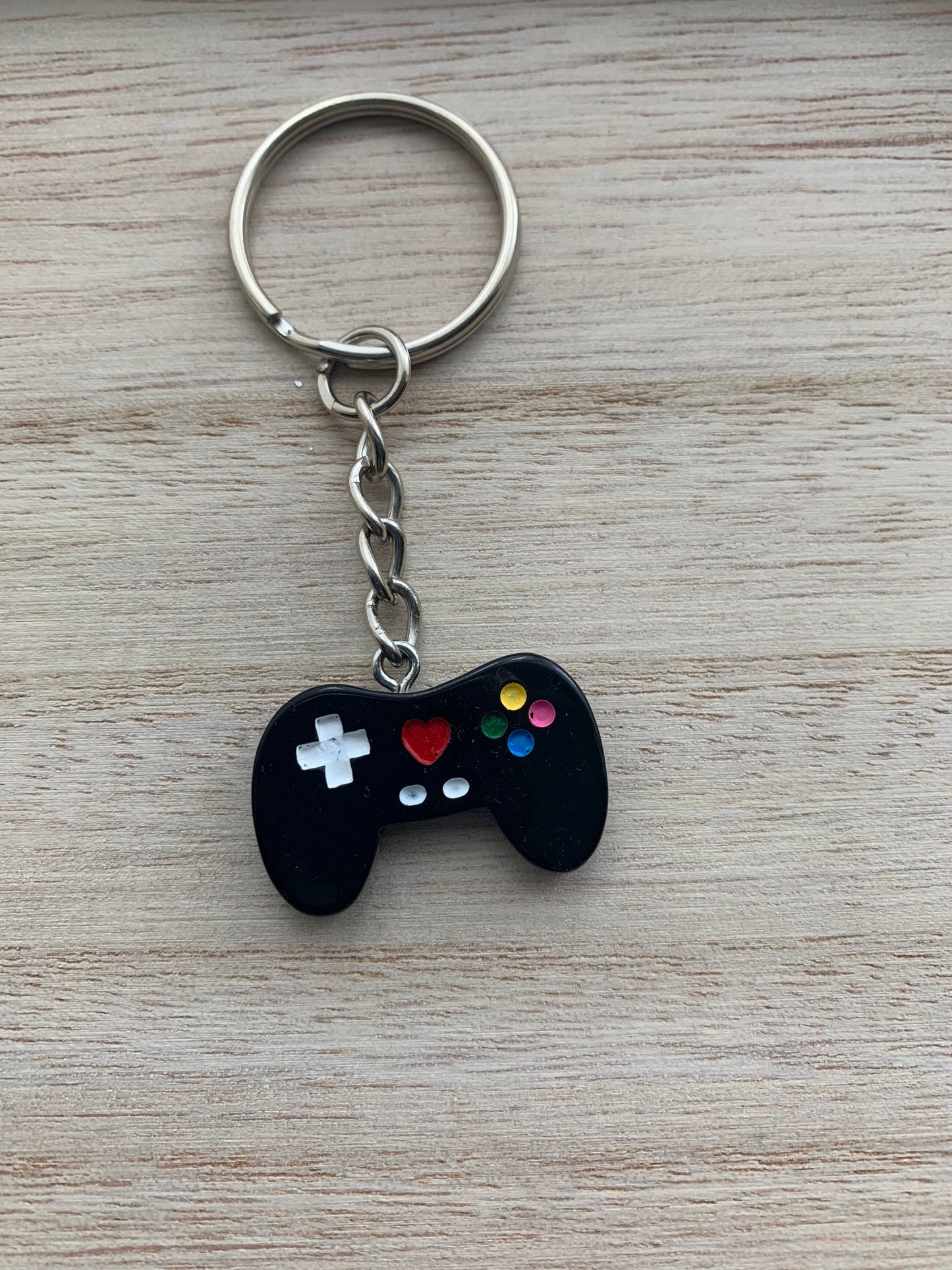 Personalised Gamer keyring / Game controller keychain / party favour