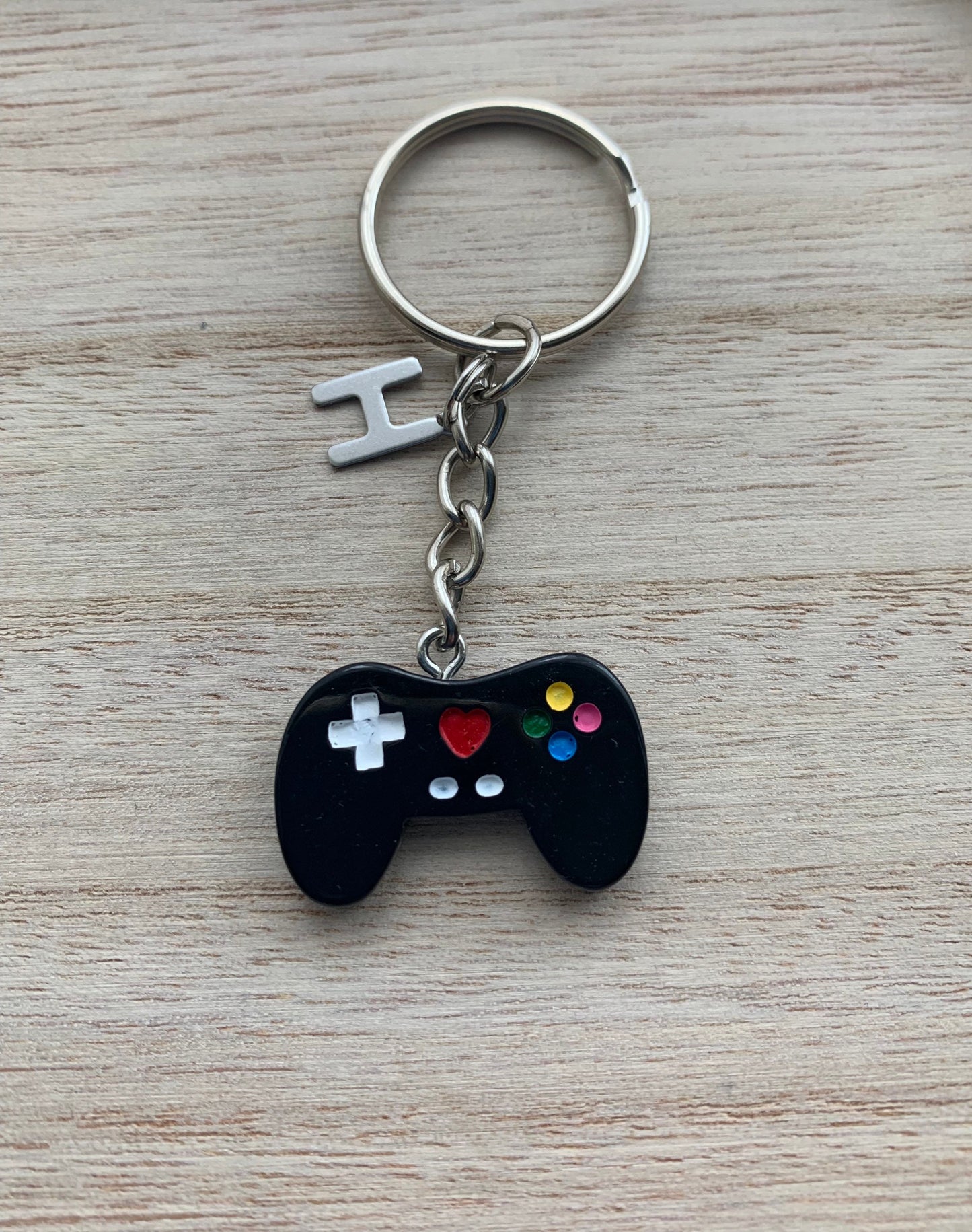 Personalised Gamer keyring / Game controller keychain / party favour