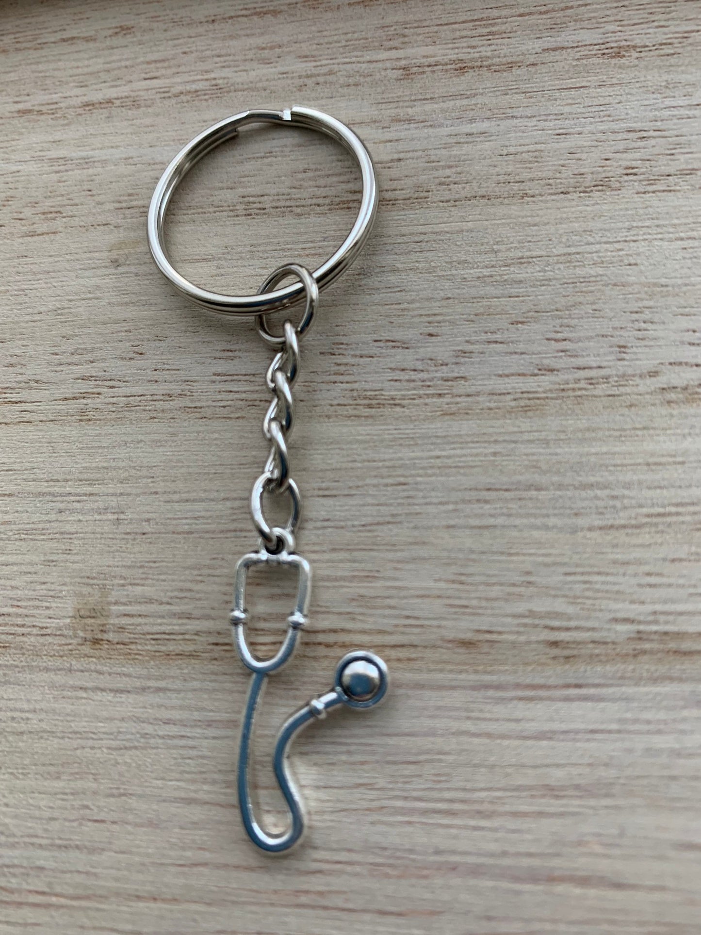 Personalised Stethoscope keyring / doctor keychain / nurse gift / midwife