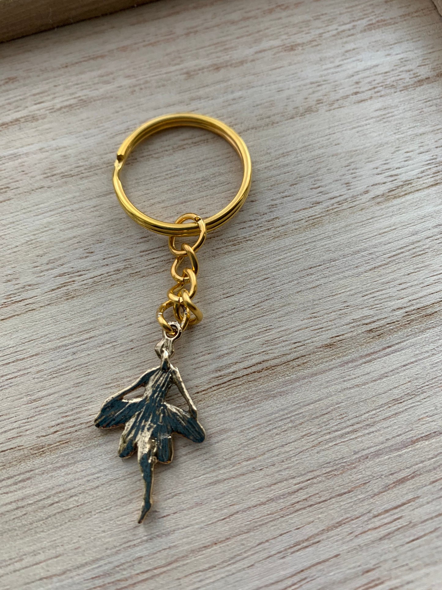 Personalised Ballerina keyring