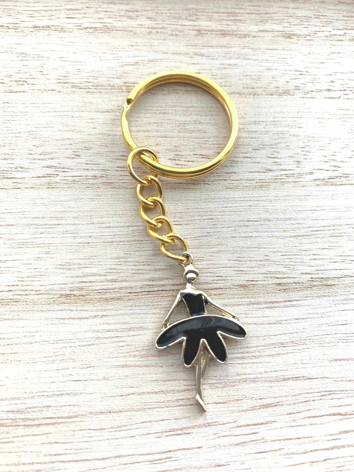 Personalised Ballerina keyring