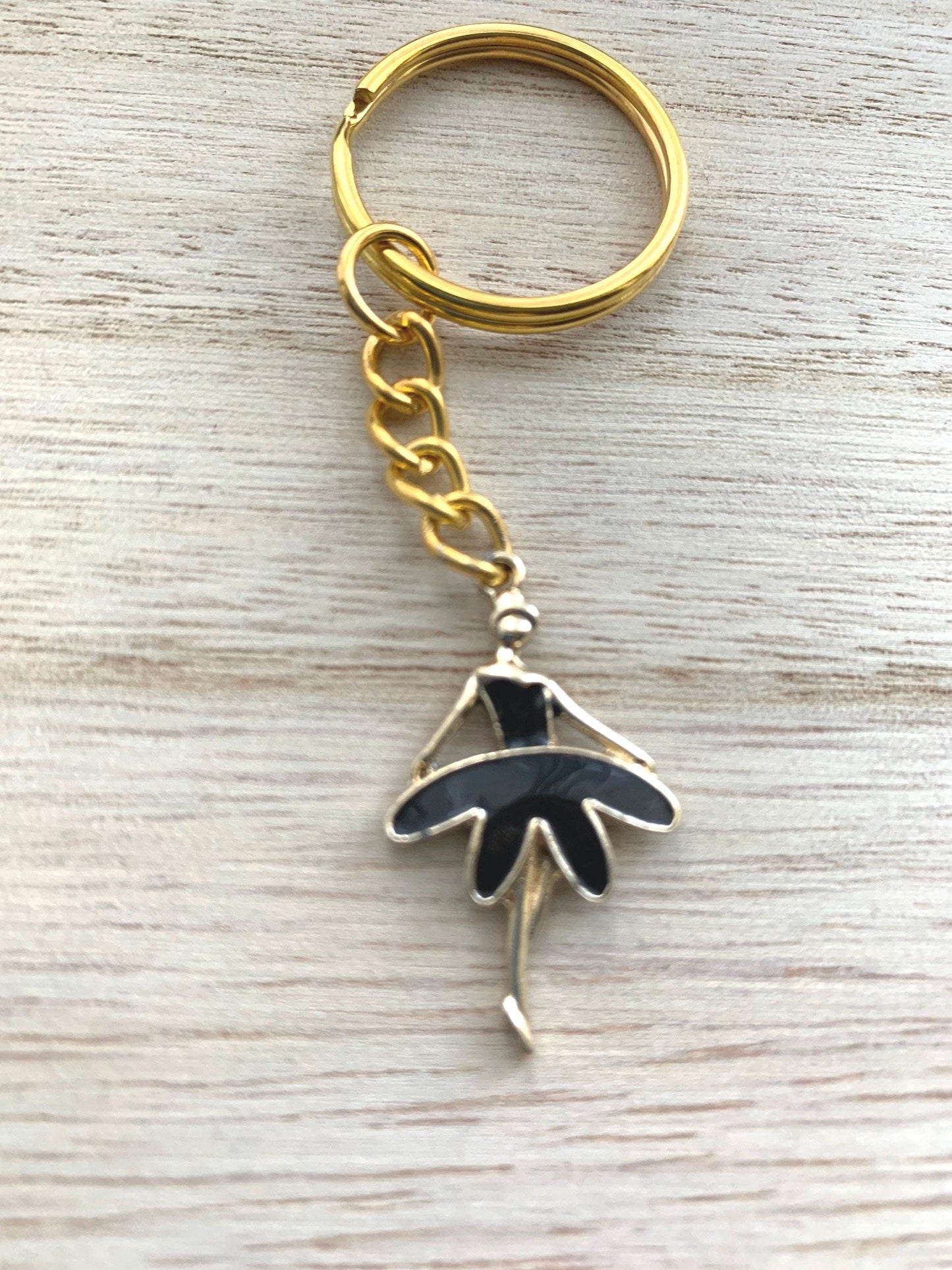 Personalised Ballerina keyring