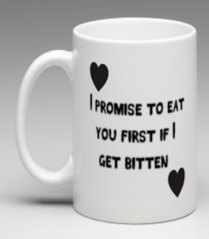 Zombie mug / Anniversary gifts / Valentine’s Day mug