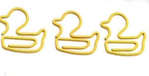 Yellow Duck Paperclips
