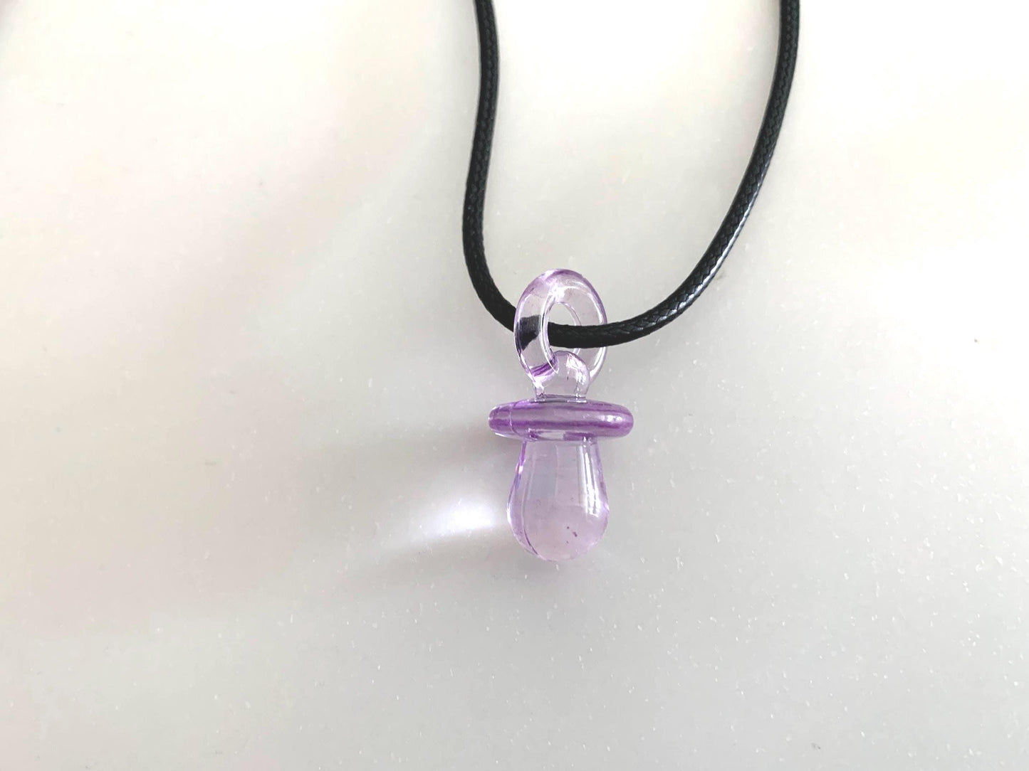 Retro Dummy Necklace / baby shower game gift