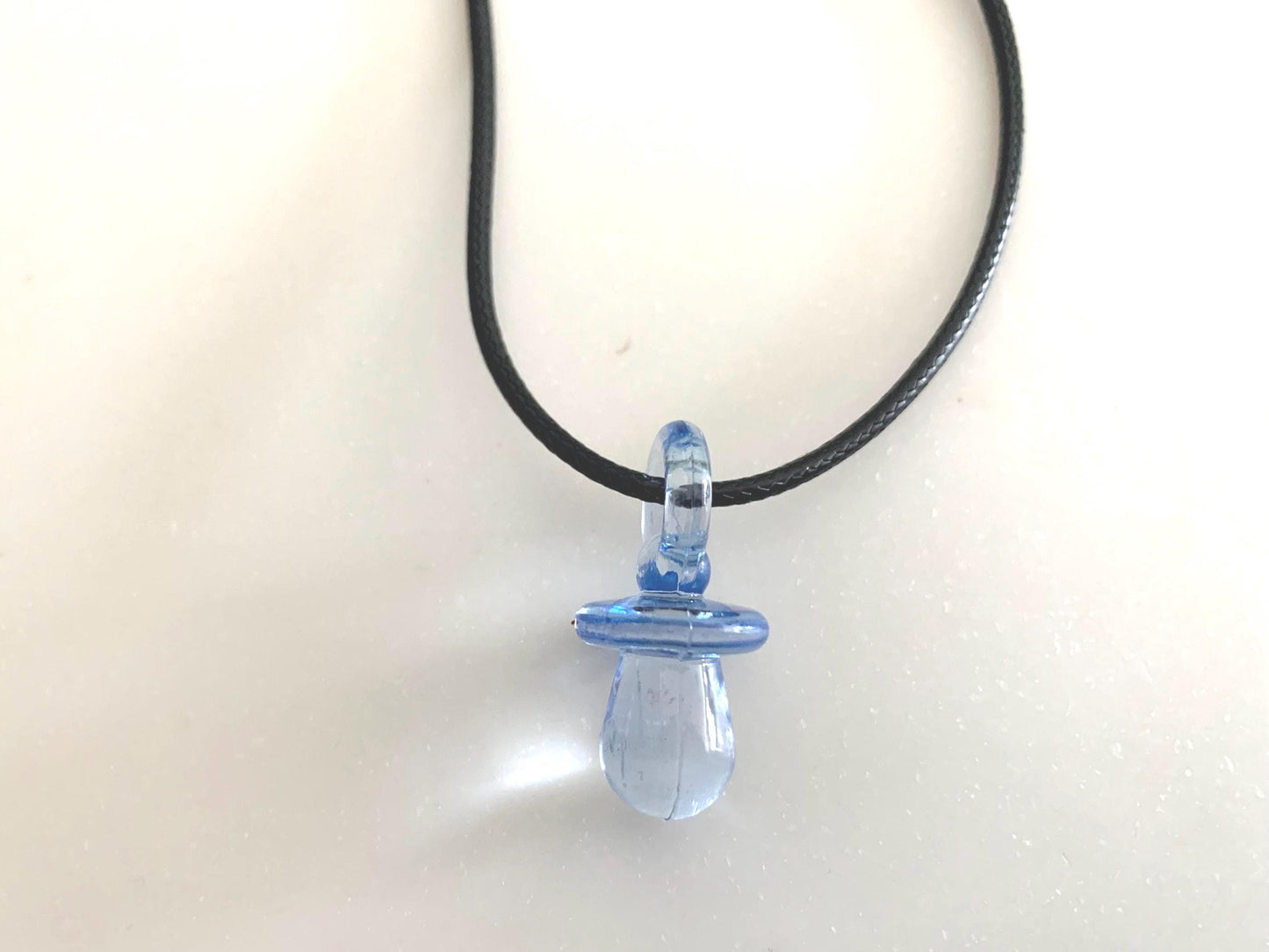 Retro Dummy Necklace / baby shower game gift