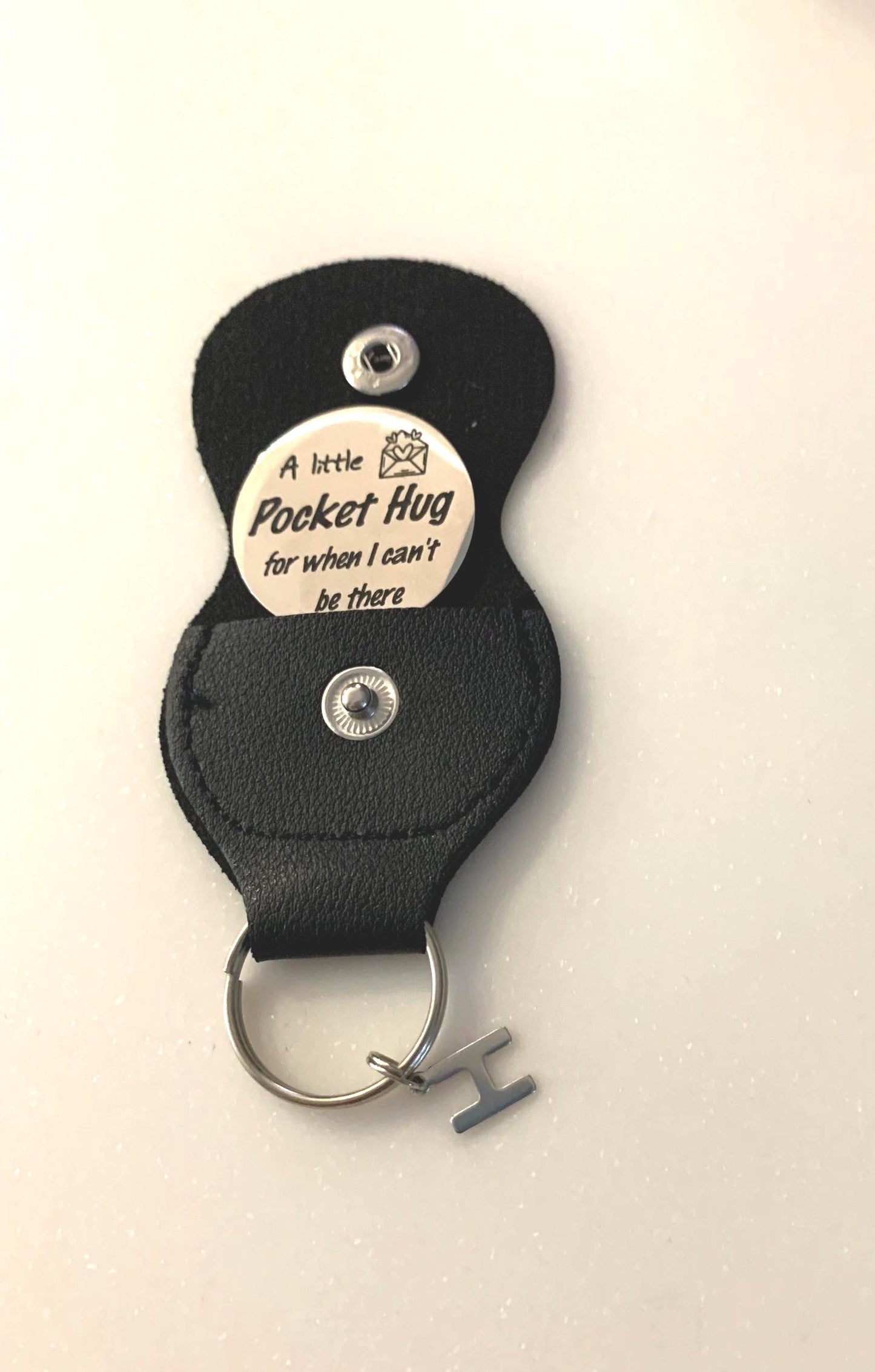 Personalised Little Pocket hug / cute pocket keyring / anxiety hug gift