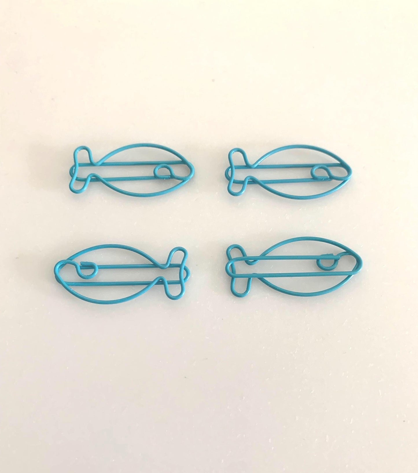 Blue Fish Paperclips