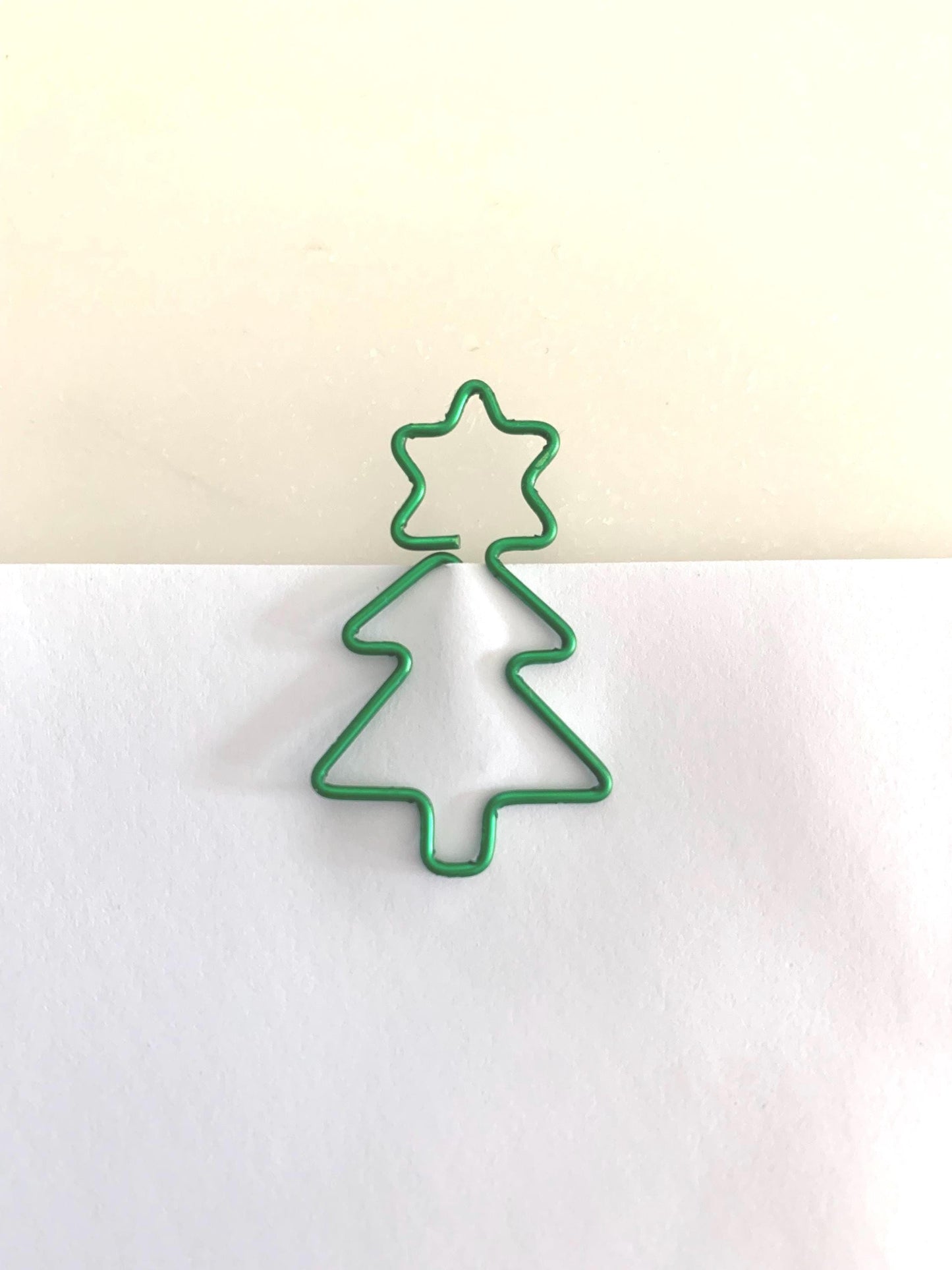 Christmas Tree Paperclips / Xmas stationery / cute Paperclips