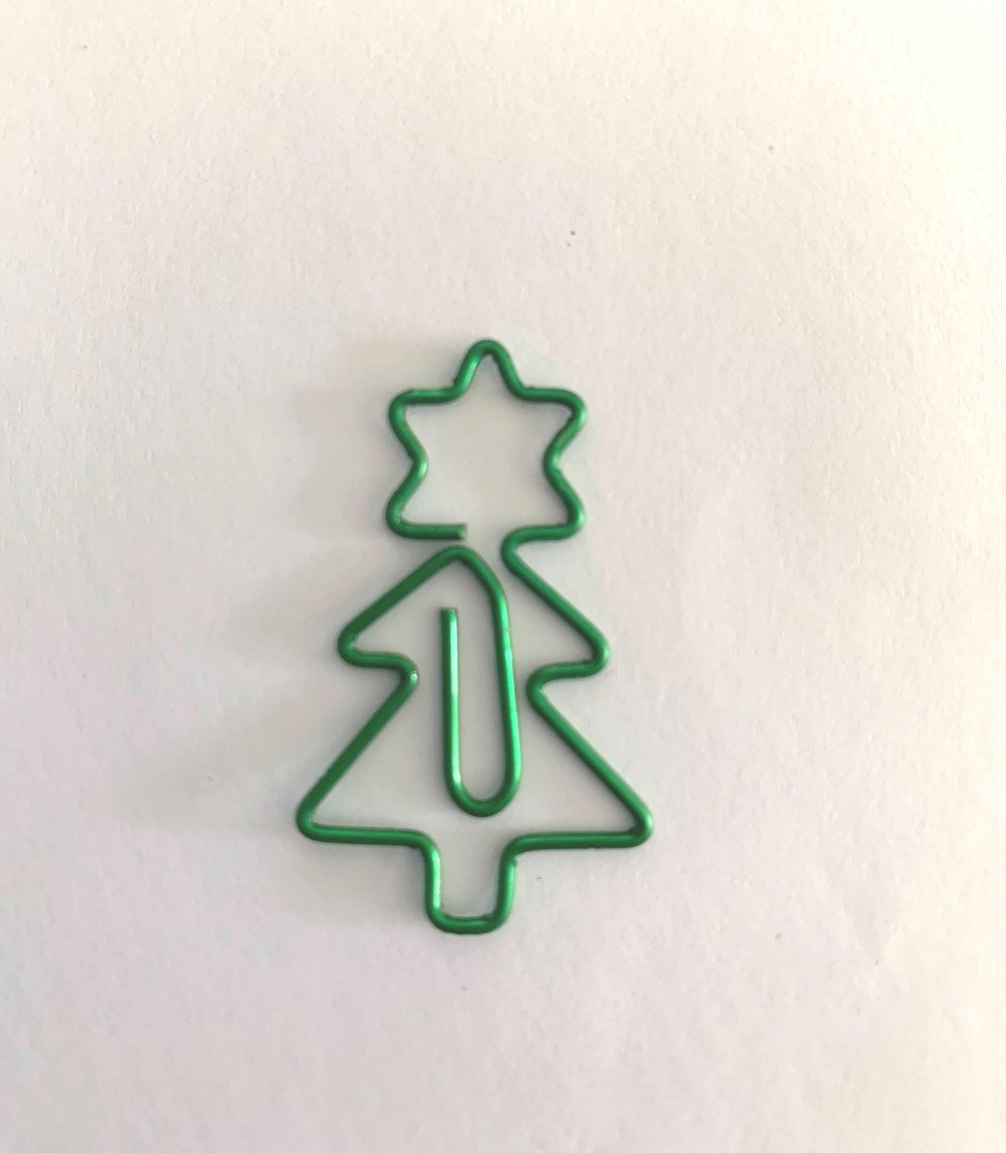Christmas Tree Paperclips / Xmas stationery / cute Paperclips