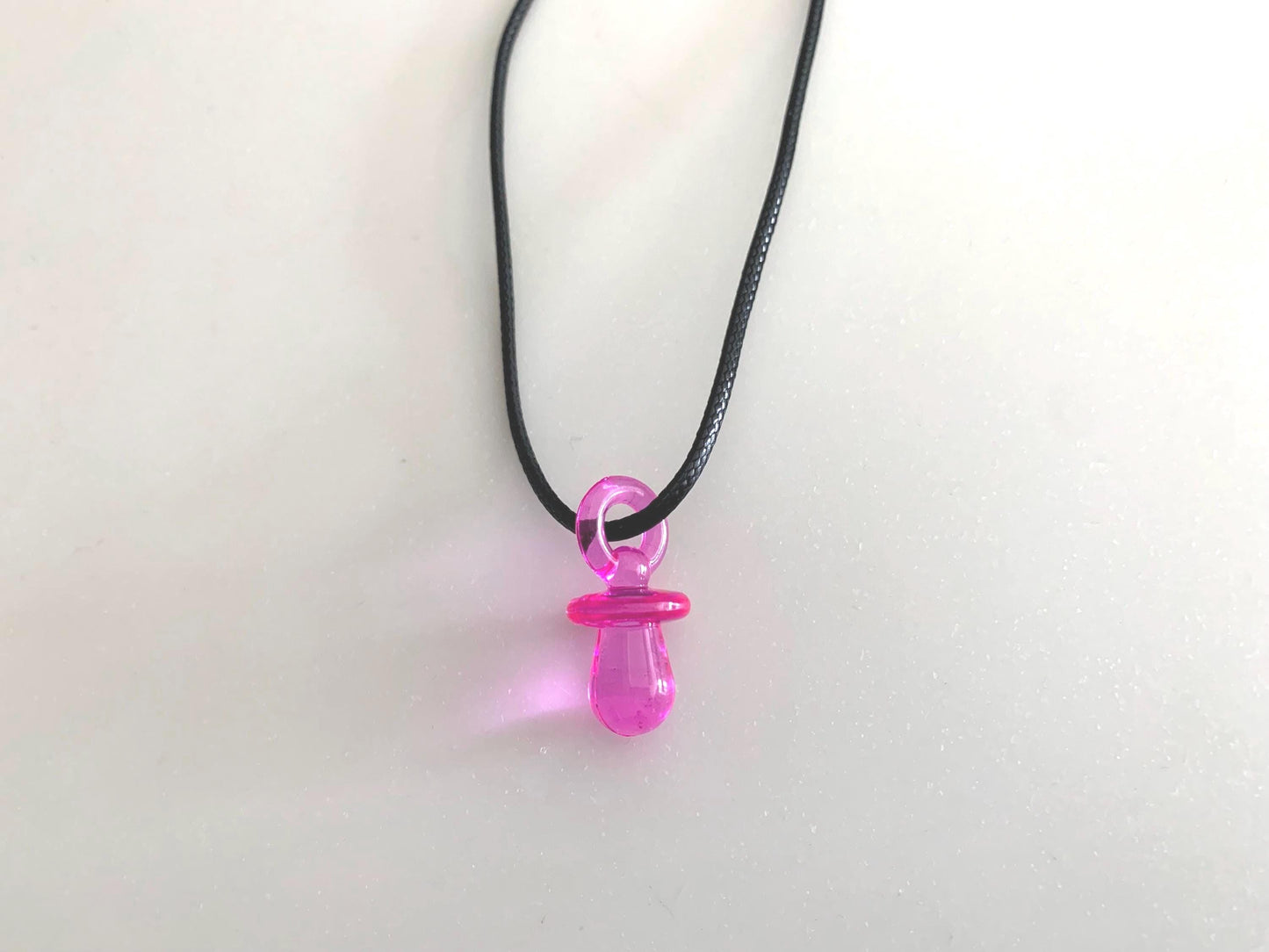 Retro Dummy Necklace / baby shower game gift