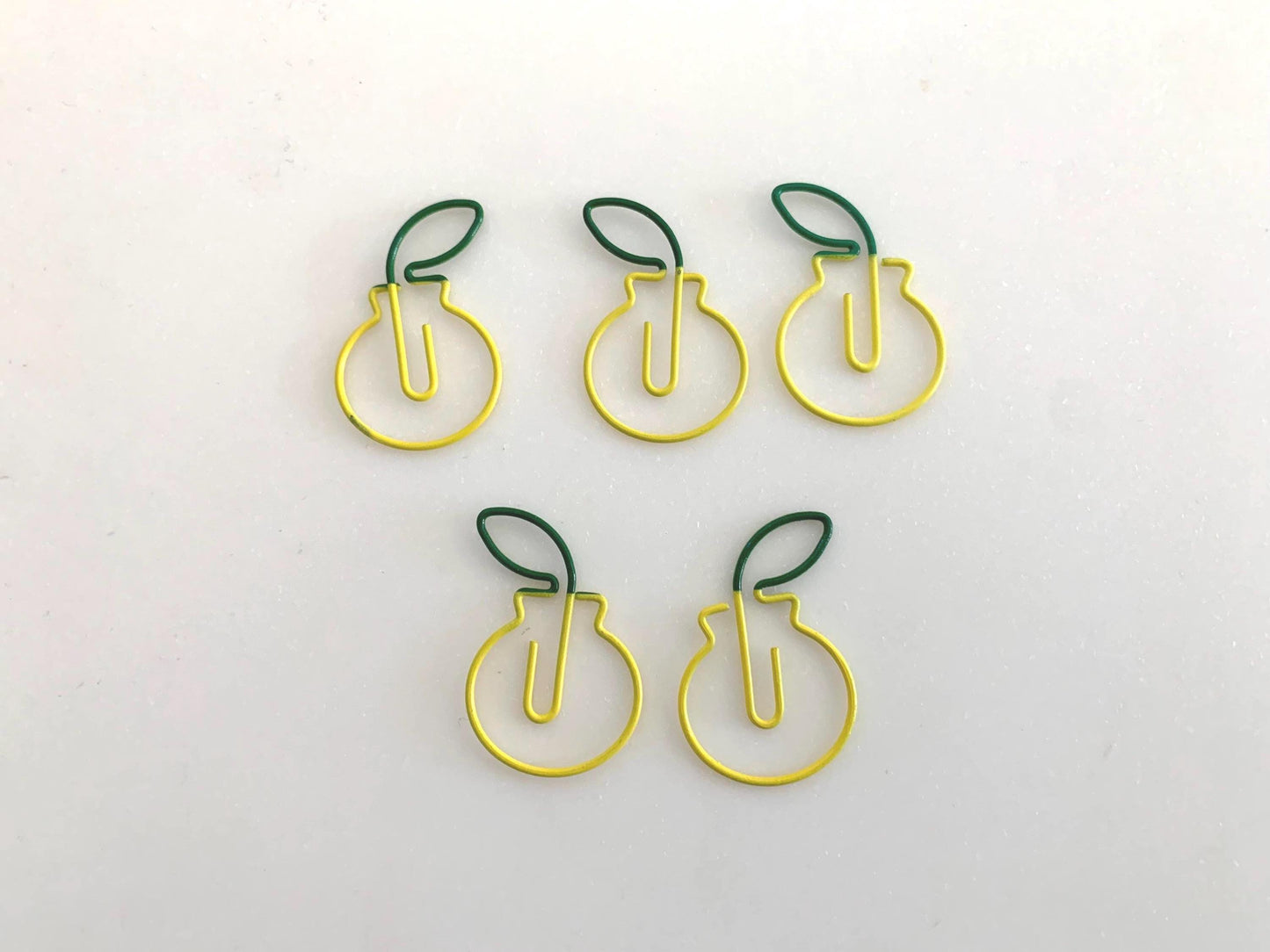 Pear Paperclips - favours - Spring