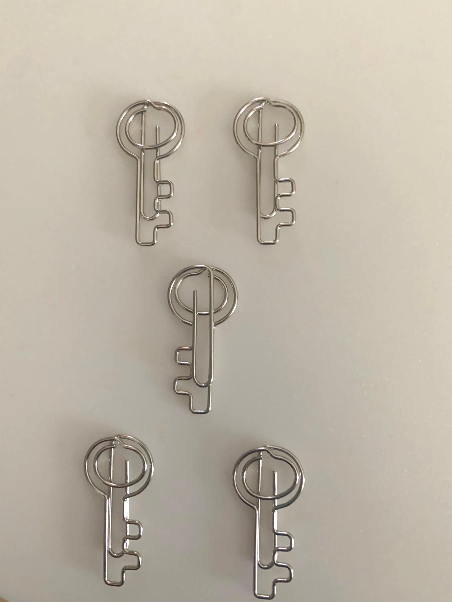 Key shaped Paperclips