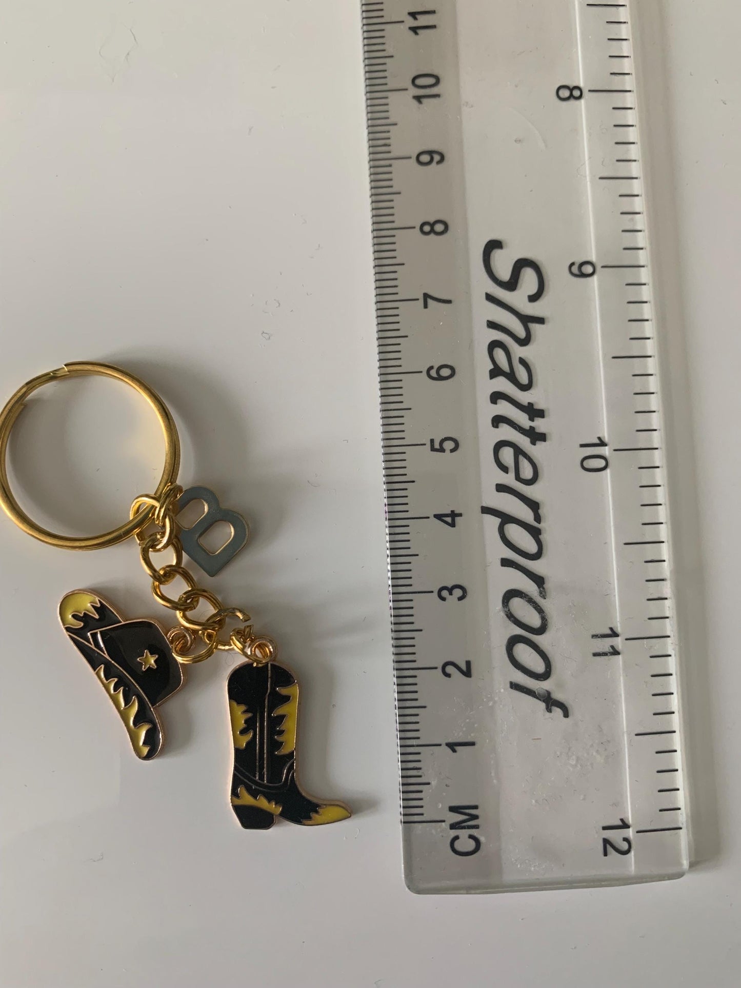 Cowboy keyring personalised / hen do favours