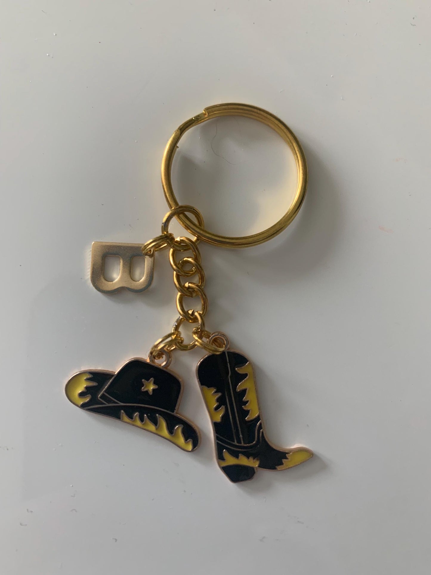 Cowboy keyring personalised / hen do favours
