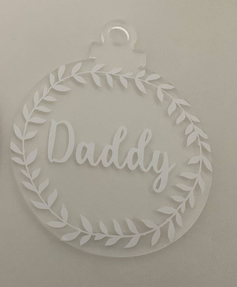 Christmas Bauble - Personalised