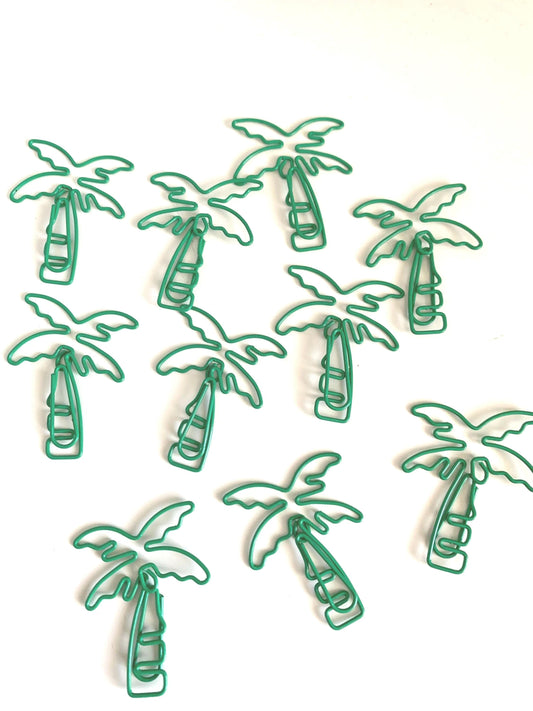 Coconut tree paperclips / Palm tree / cute office supplies