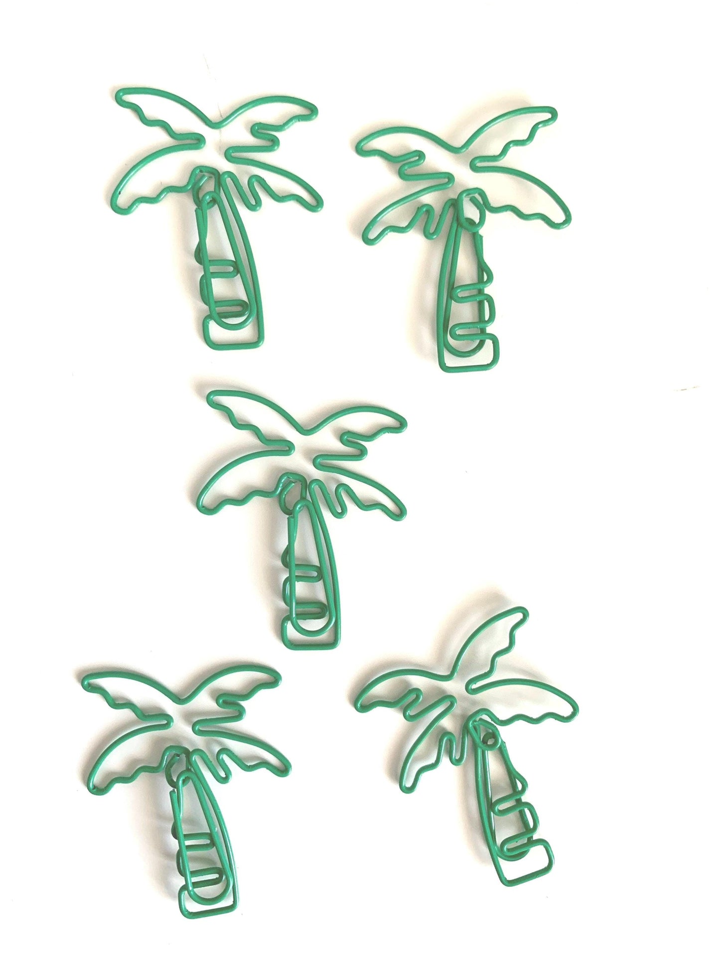 Coconut tree paperclips / Palm tree / cute office supplies