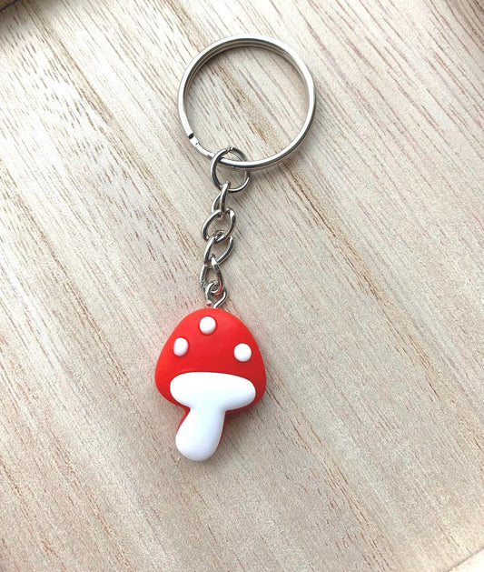 Mushroom Keyring