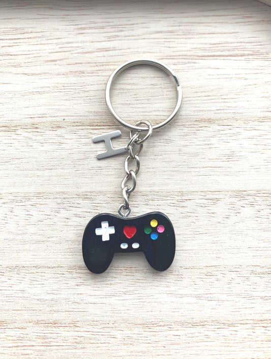 Personalised Gamer keyring / Game controller keychain / party favour
