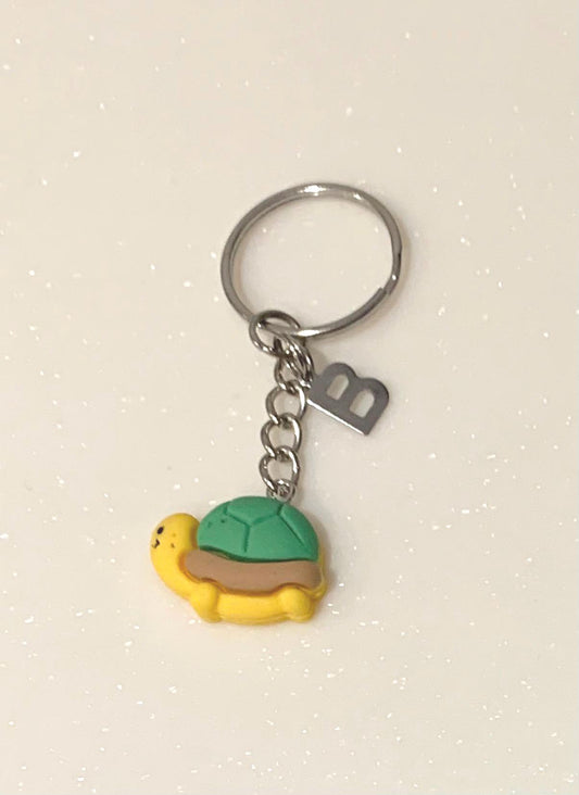 Personalised Turtle keyring / tortoise accessory