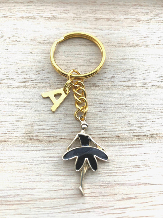 Personalised Ballerina keyring