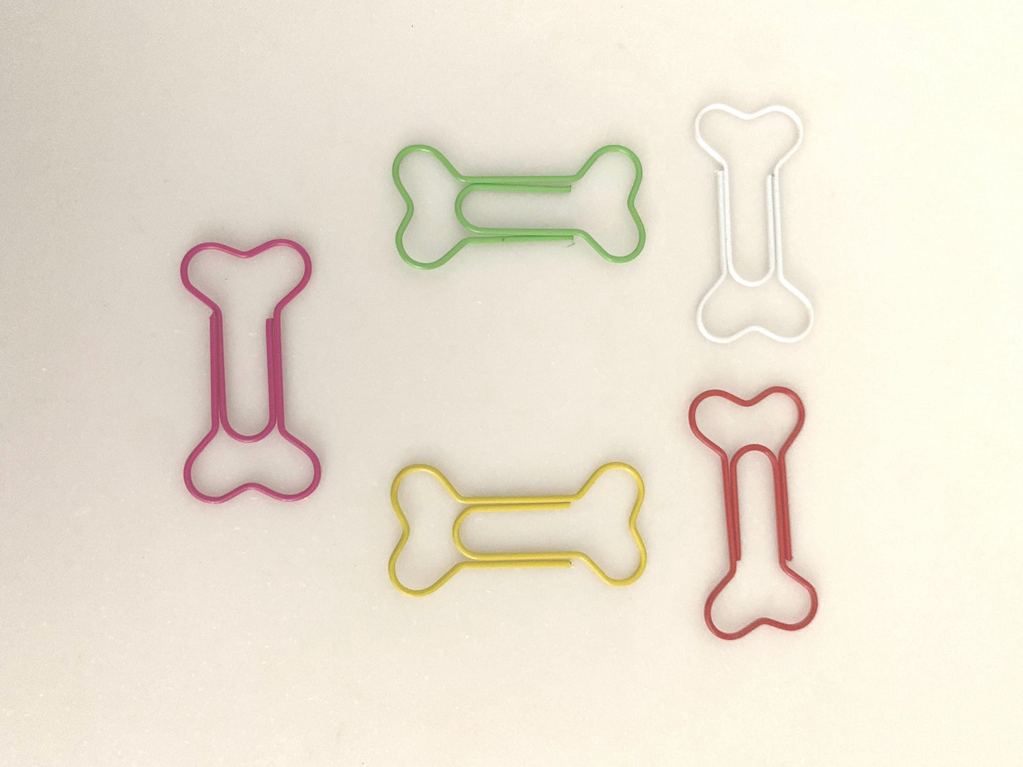Dog Bone Paperclips -  stationery planner