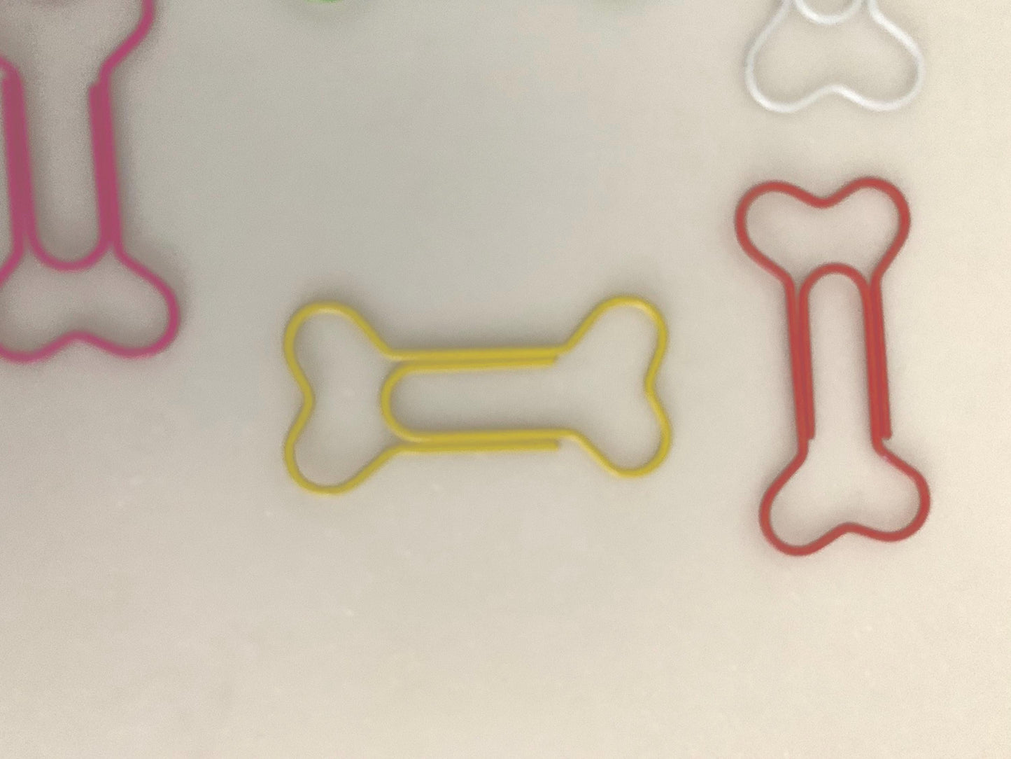 Dog Bone Paperclips -  stationery planner