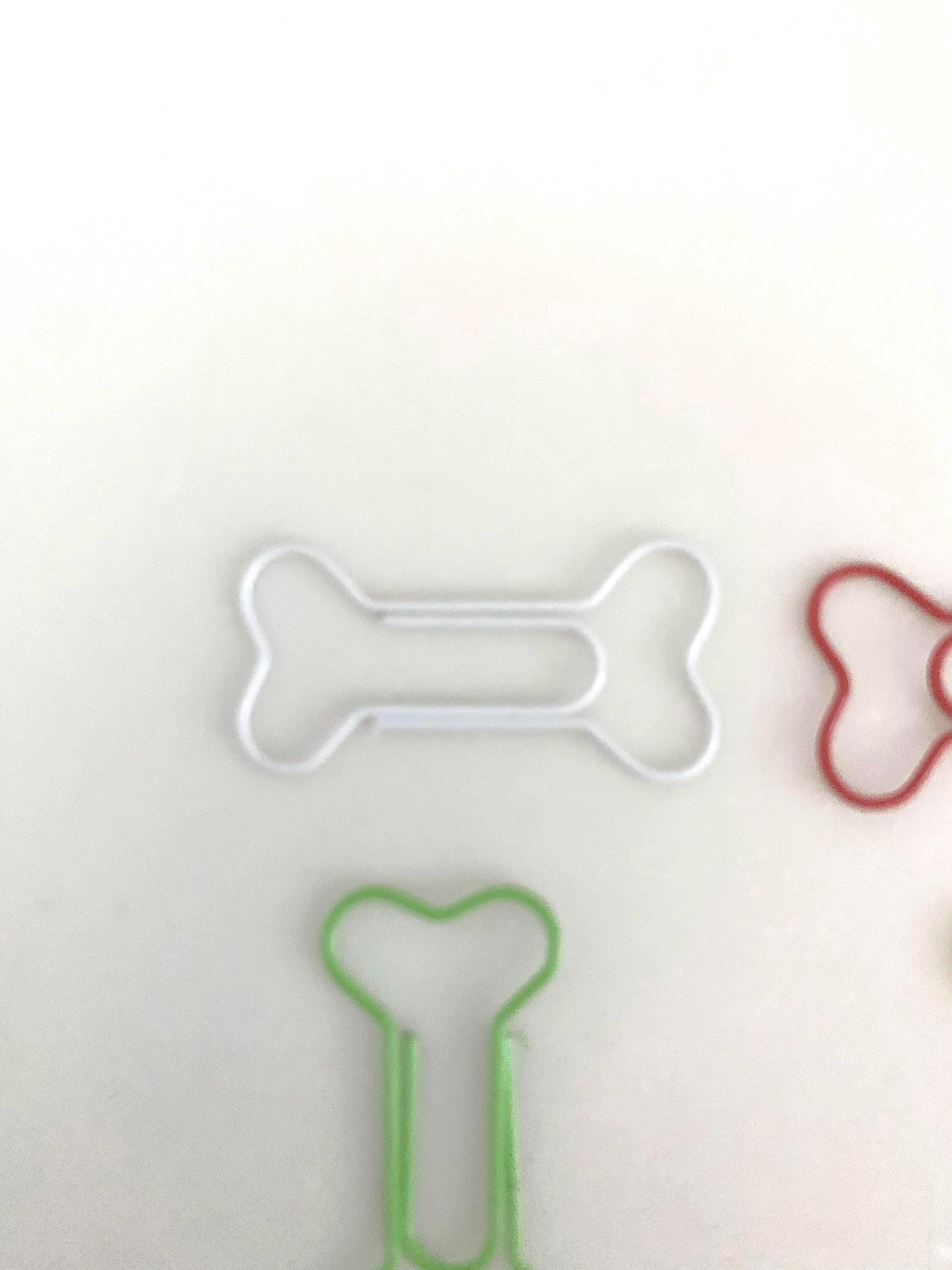 Dog Bone Paperclips -  stationery planner