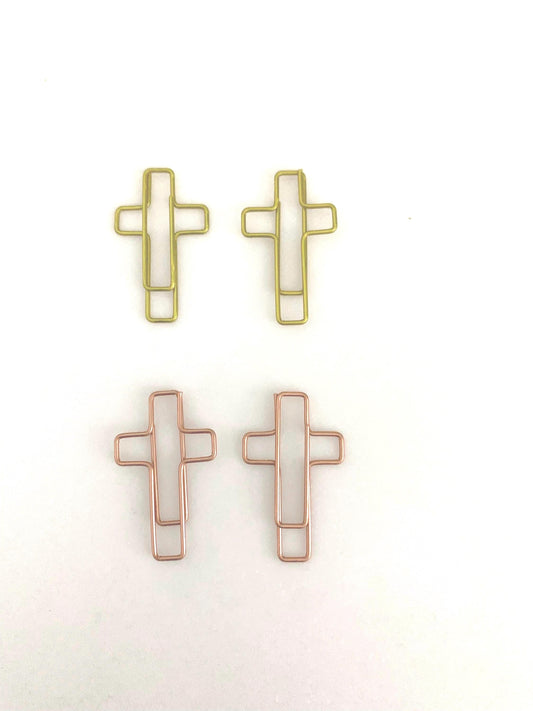 Cross Bible Paperclips / church stationery