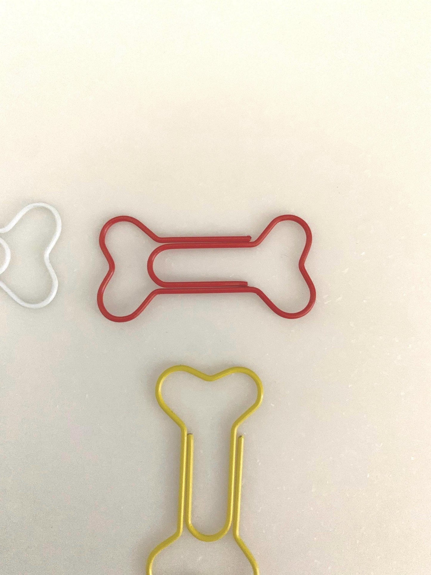 Dog Bone Paperclips -  stationery planner