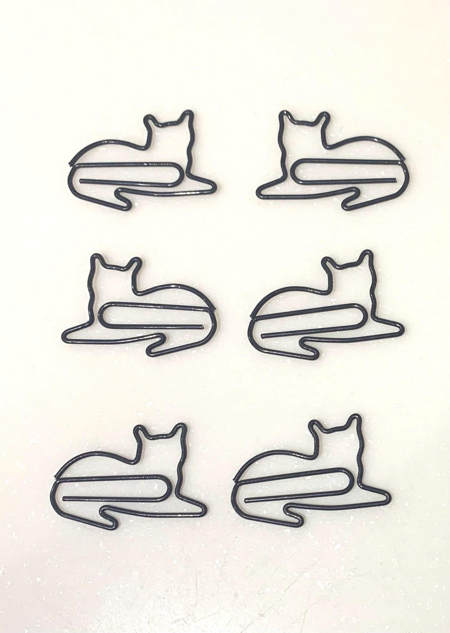 Black cat stationery Paperclips / stocking fillers  / back to school / Journal planner accessories