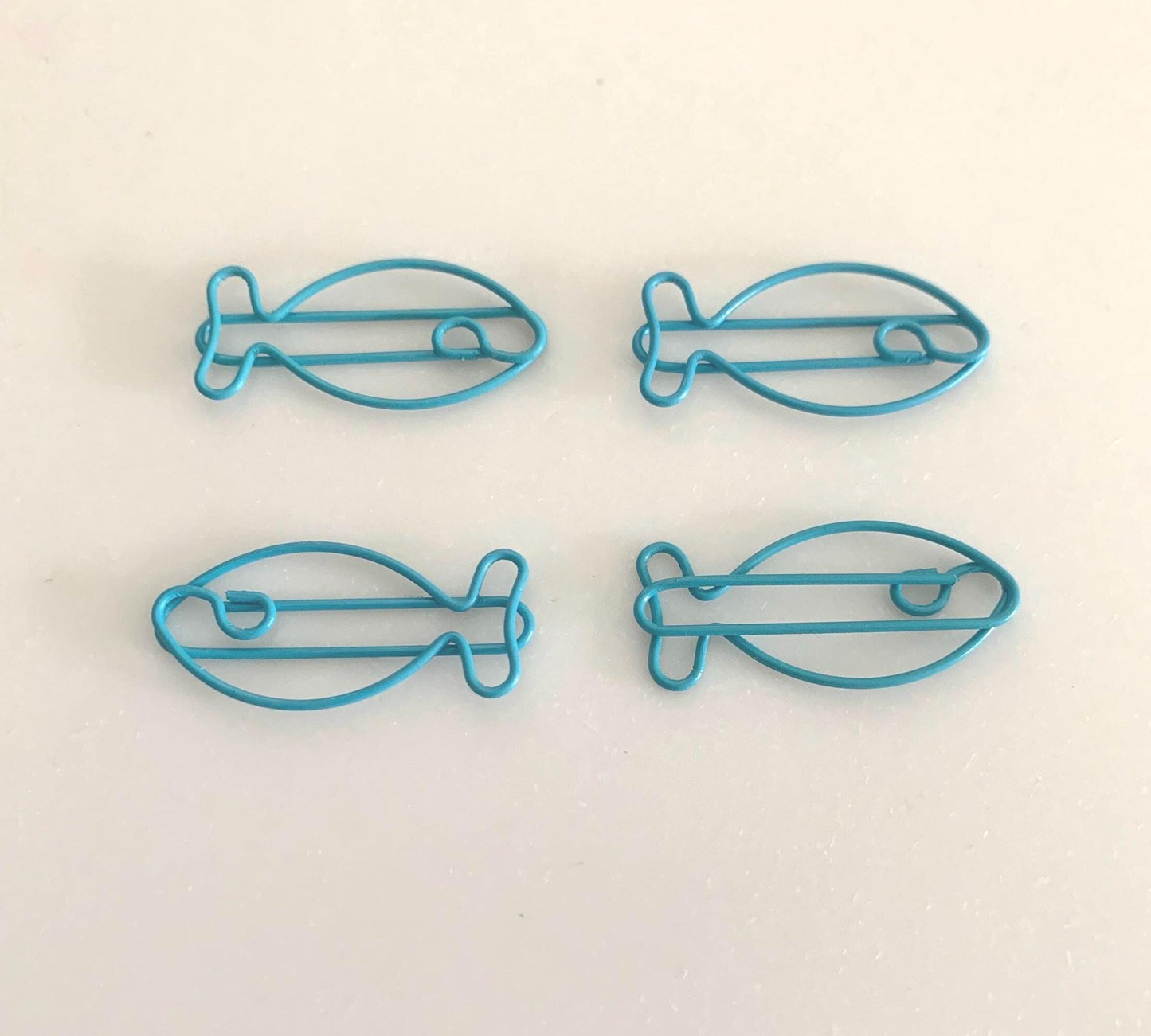 Blue Fish Paperclips