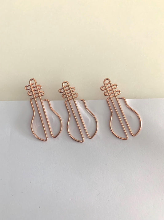 Rose gold lightbulb Paperclips