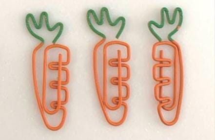 Carrot Paperclips