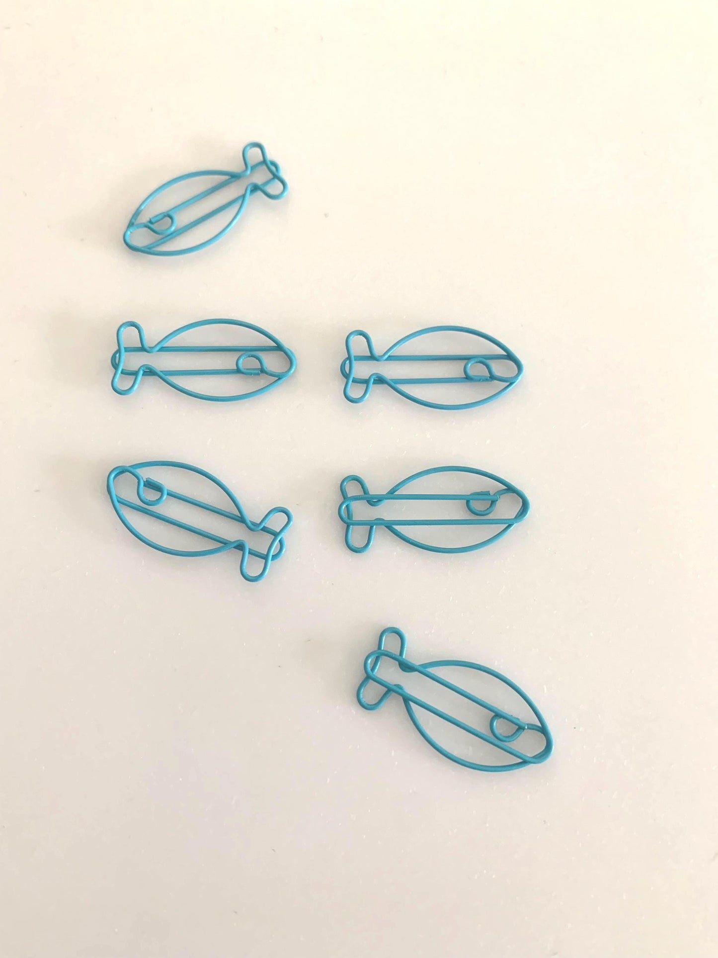 Blue Fish Paperclips