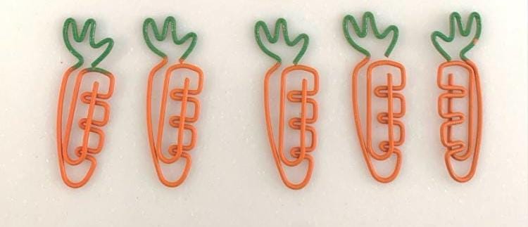 Carrot Paperclips