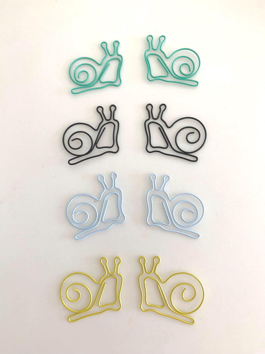 Snail Paperclips / Spring animals clips