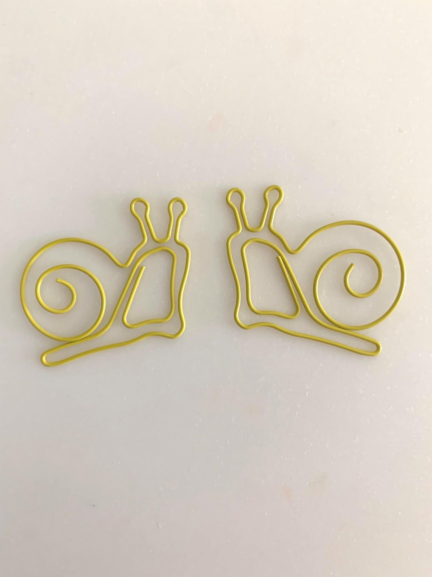 Snail Paperclips / Spring animals clips