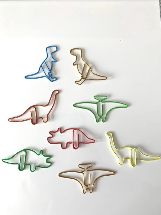 Dinosaur Paperclips