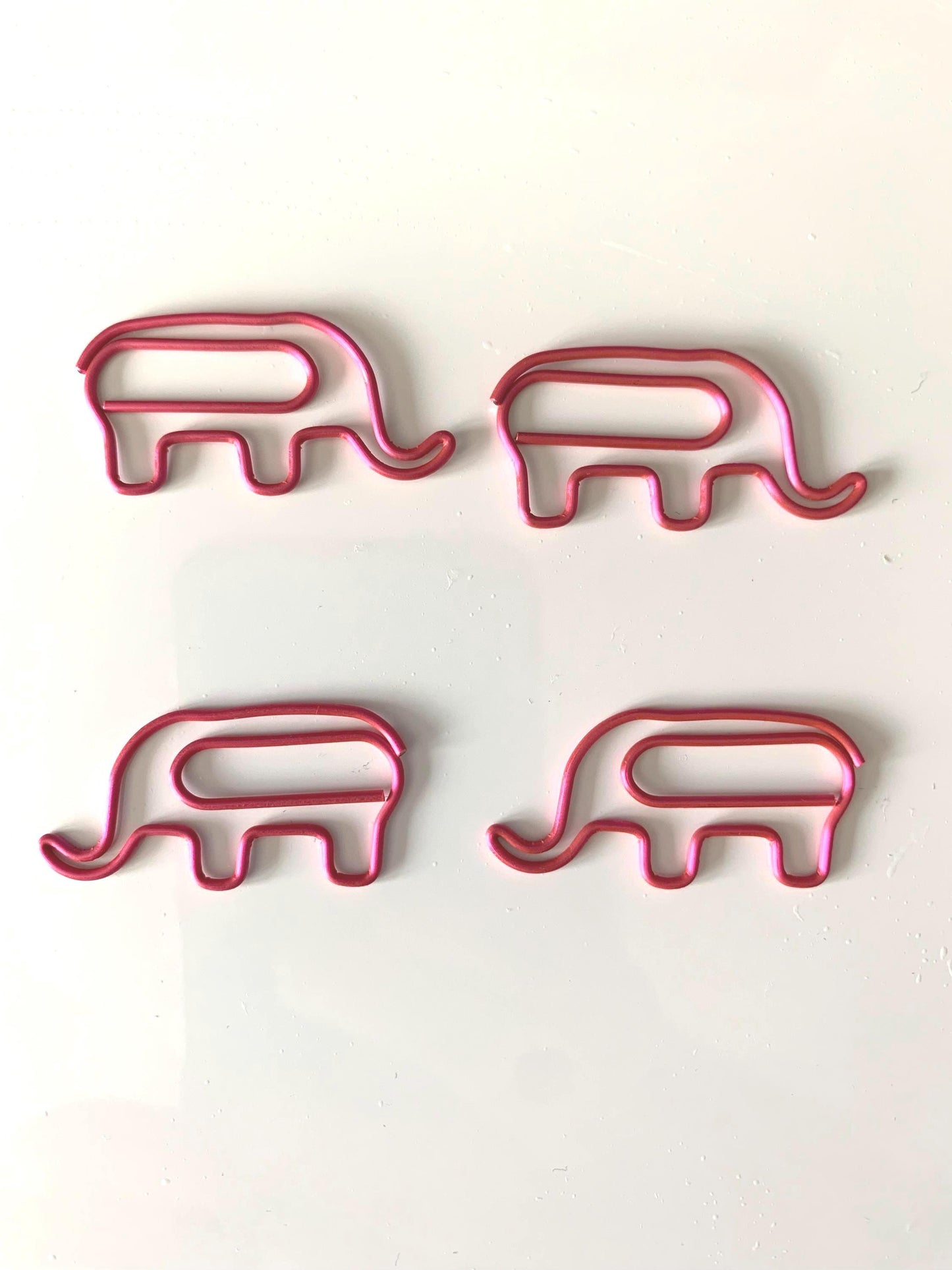 Pink Elephant Paperclips