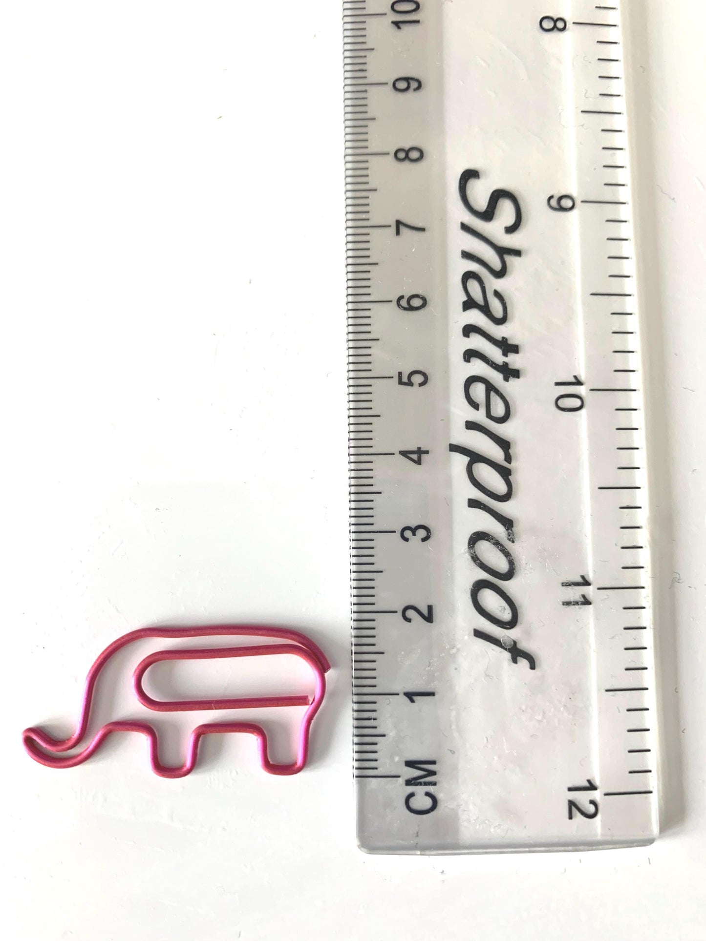 Pink Elephant Paperclips